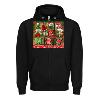 Black be merry tumbler Zipper Hoodie - BundleAndBundleShop