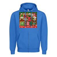 True Royal be merry tumbler Zipper Hoodie - BundleAndBundleShop