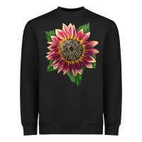 Black crimson blaze sunflower Heavyweight Sweatshirt - LillyAllenDesigns