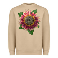 Mushroom crimson blaze sunflower Heavyweight Sweatshirt - LillyAllenDesigns
