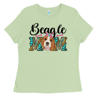 Matcha western beagle mom Ladies Tee - RanaPortraitStore