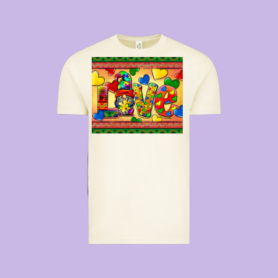 Love Autism Awareness Vintage Tee Designed By Barkaloodesign