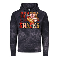 Cloud Black i'm just here for the snacks baseball Vintage Hoodie - Jasminsmagicworld