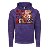 Cloud Purple i'm just here for the snacks baseball Vintage Hoodie - Jasminsmagicworld