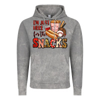 Cloud Rock i'm just here for the snacks baseball Vintage Hoodie - Jasminsmagicworld