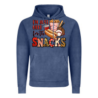Vintage Denim i'm just here for the snacks baseball Vintage Hoodie - Jasminsmagicworld
