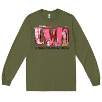 Army Green lvn licensed vocational nurse valentine's day Long Sleeve Tee - MaliasSmallBusiness