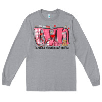 Heather Grey lvn licensed vocational nurse valentine's day Long Sleeve Tee - MaliasSmallBusiness