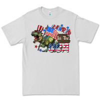 Dove Grey Rawrrr in the USA 4th of july Premium Tee - CowGirlArtShop