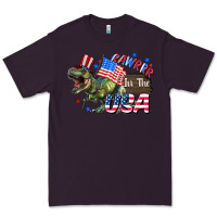 Plum Rawrrr in the USA 4th of july Premium Tee - CowGirlArtShop