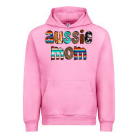 Fuchsia Pink Aussie mom Urban Hoodie - CowCowDesign