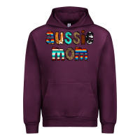 Mauve Wine Aussie mom Urban Hoodie - CowCowDesign