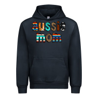 Navy Aussie mom Urban Hoodie - CowCowDesign