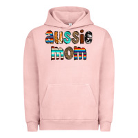 Pigment Salmon Aussie mom Urban Hoodie - CowCowDesign