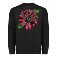 Black chocolate sunflower Heavyweight Sweatshirt - LillyAllenDesigns