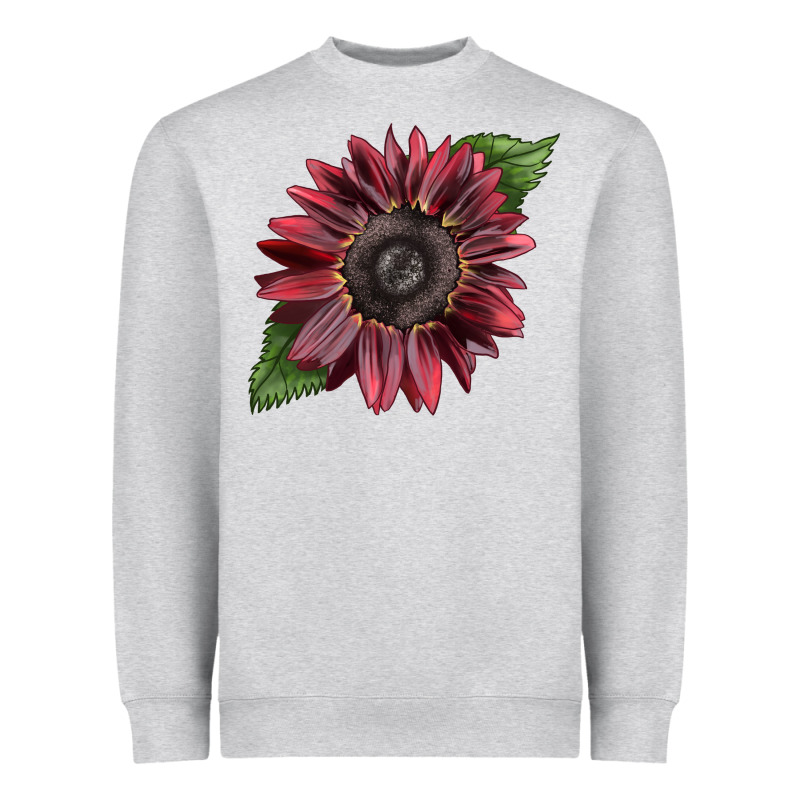 Chocolate Sunflower Heavyweight Sweatshirt by LillyAllenDesigns | Teevron