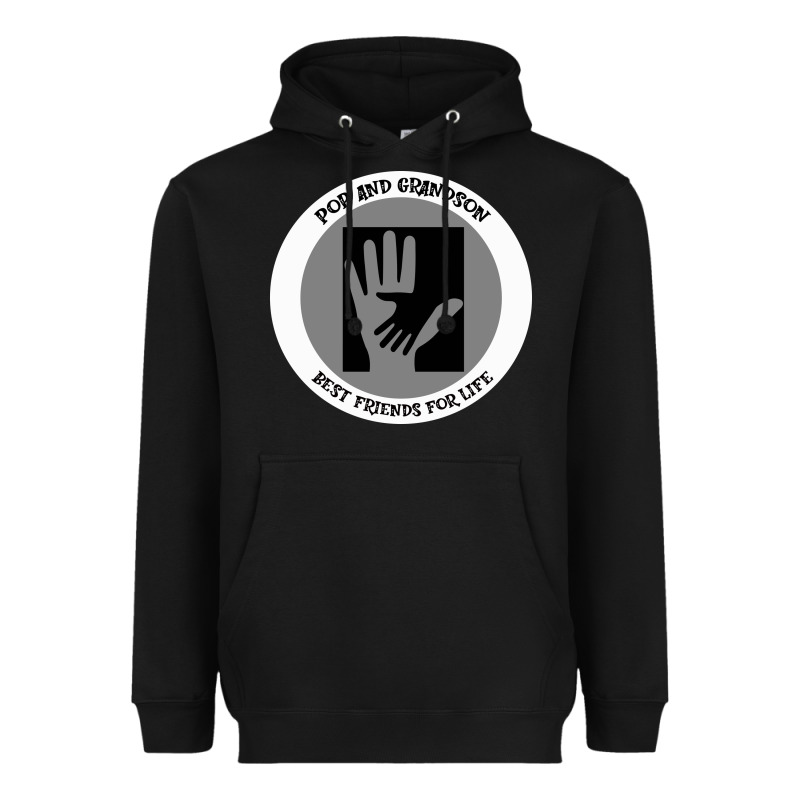 Pop Pop And Grandson Best Friends For Life Heavyweight Hoodie by Bettercallsaul | Teevron
