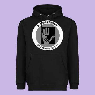 Pop Pop And Grandson Best Friends For Life Heavyweight Hoodie Designed By Bettercallsaul