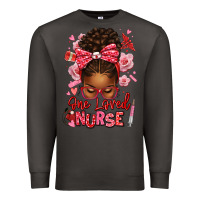 Smoke one loved nurse afro messy bun Premium Sweatshirt - texasbilliewilder