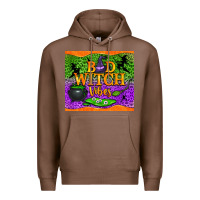 Chestnut Bad witch vibes Premium Hoodie - NancyCooperArtShop
