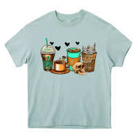 Arona skeleton coffee cups Heavy Core Tee - Zillion Design Studio