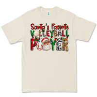 Bone afro santa's favorite volleyball player for christ Premium Tee - FaDigitalArtStudio