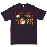 Plum afro santa's favorite volleyball player for christ Premium Tee - FaDigitalArtStudio
