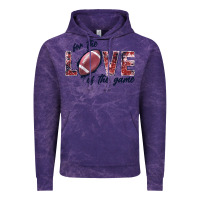 Cloud Purple football love of the game Vintage Hoodie - JahusDesignShop