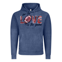 Vintage Denim football love of the game Vintage Hoodie - JahusDesignShop