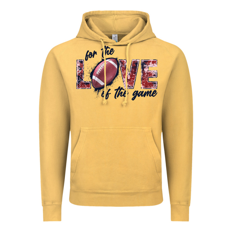 Football Love Of The Game Vintage Hoodie by JahusDesignShop | Teevron