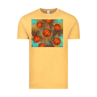 Vintage Mustard western basketball Vintage Tee - AdoDesignShop
