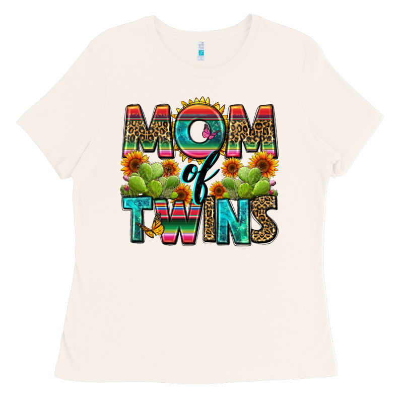 Mom Of Twins Ladies Tee by Zillion Design Studio | Teevron