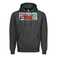 Christmas Is Coming License Plate Zipper Hoodie | Teevron