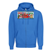True Royal christmas is coming license plate Zipper Hoodie - BundleAndBundleShop