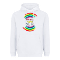 White BURA NA MANO HOLI HAI Heavyweight Hoodie - Bettercallsaul