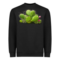 Black desert prickly pear cactus Heavyweight Sweatshirt - LillyAllenDesigns