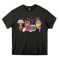 Weed Coffee Cups Heavy Core Tee | Teevron