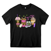 Black weed coffee cups Heavy Core Tee - Zillion Design Studio