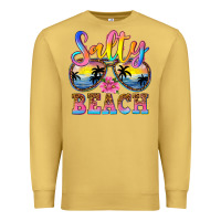 Antique Gold Salty beach Premium Sweatshirt - NancyCooperArtShop