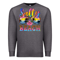 Charcoal Heather Salty beach Premium Sweatshirt - NancyCooperArtShop