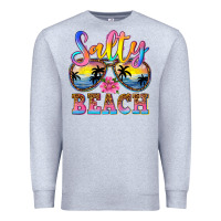 Heather Grey Salty beach Premium Sweatshirt - NancyCooperArtShop
