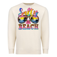 Sandshell Salty beach Premium Sweatshirt - NancyCooperArtShop