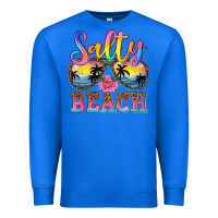 True Royal Salty beach Premium Sweatshirt - NancyCooperArtShop