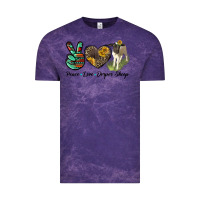 Cloud Purple Peace Love Dorper Sheep Vintage Tee - LillyAllenDesigns
