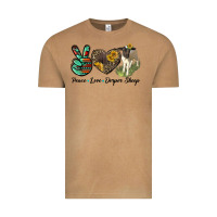 Vintage Camel Peace Love Dorper Sheep Vintage Tee - LillyAllenDesigns
