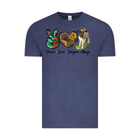 Vintage Denim Peace Love Dorper Sheep Vintage Tee - LillyAllenDesigns