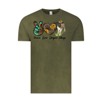 Vintage Olive Peace Love Dorper Sheep Vintage Tee - LillyAllenDesigns