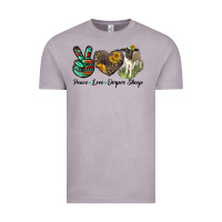 Vintage Zinc Peace Love Dorper Sheep Vintage Tee - LillyAllenDesigns