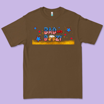 Bad And Boozy Premium Tee Designed By Adodesignshop