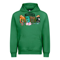 Emerald Blessed Mama Urban Hoodie - CowCowDesign